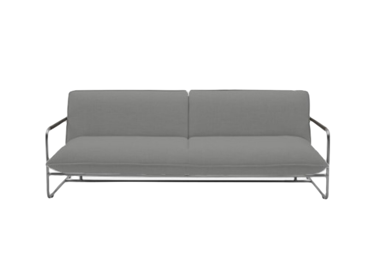 Softline NOVA Schlafsofa-Hallingdal 153 Grey/Greige-Chrome