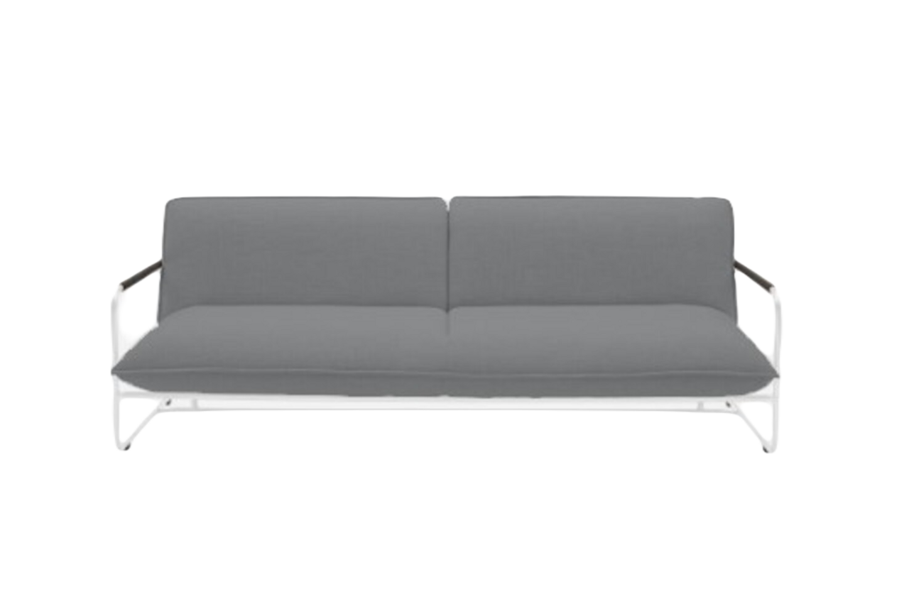 Softline NOVA Schlafsofa-Eco Cotton 520 Grey/White-White