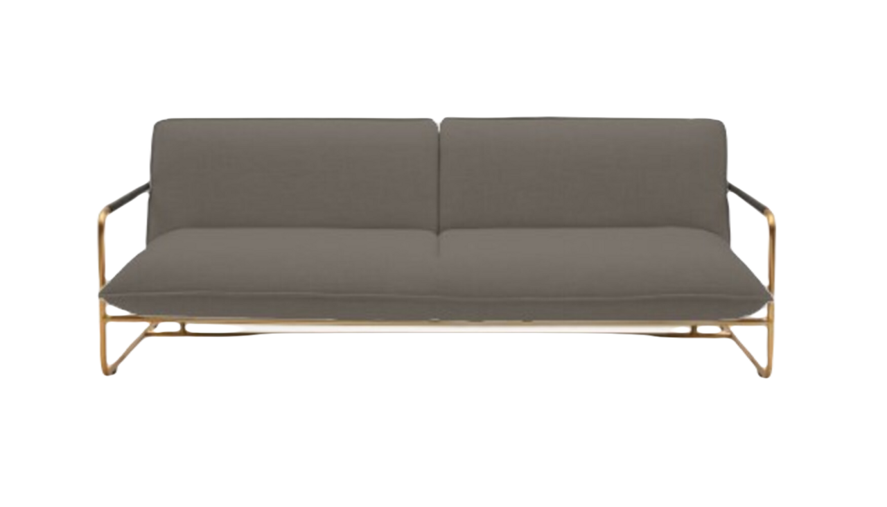 Softline NOVA Schlafsofa-Eco Cotton 523 Mocca-Brass