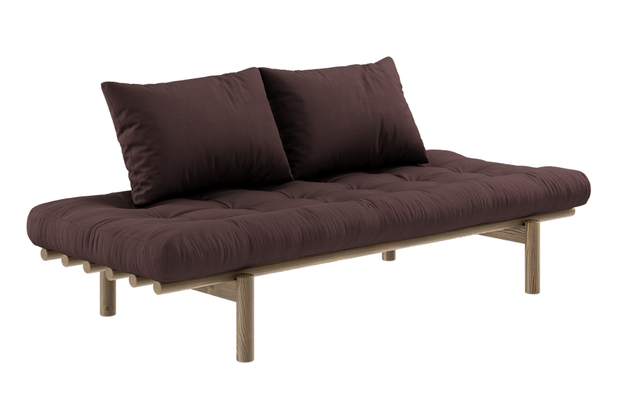 Karup Design Pace Day-Bed Schlafsofa: 106 Carob Brown lacquered - 715 Brown