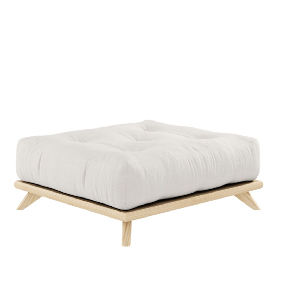 Karup Design Karup Design Senza Stool - Puff 101 Clear lacquered, 701 Natural