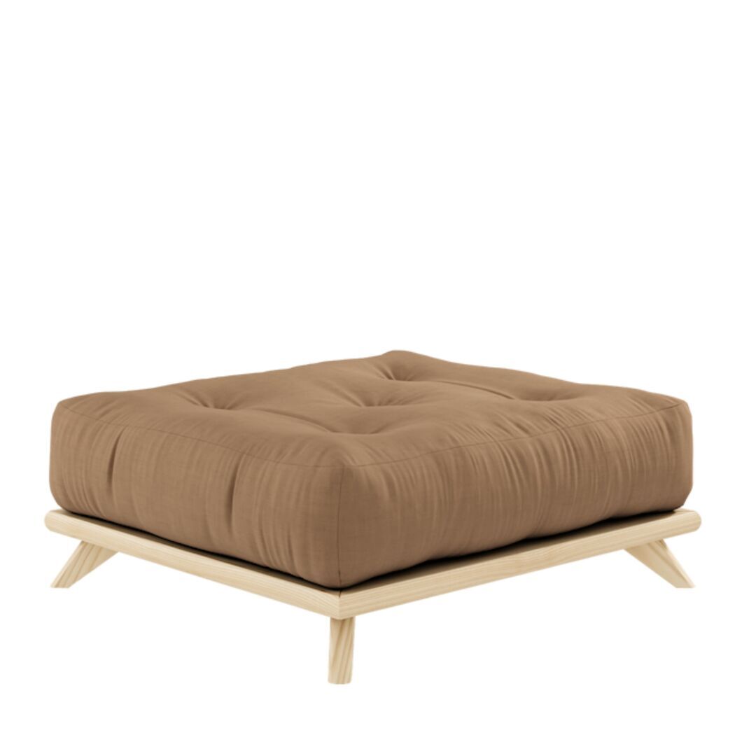 Karup Design Karup Design Senza Stool - Puff 101 Clear lacquered, 755 Mocca