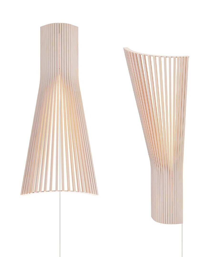 Secto Design Secto 4236 - Eckleuchte - Birke natur - Leuchte mit Kabel