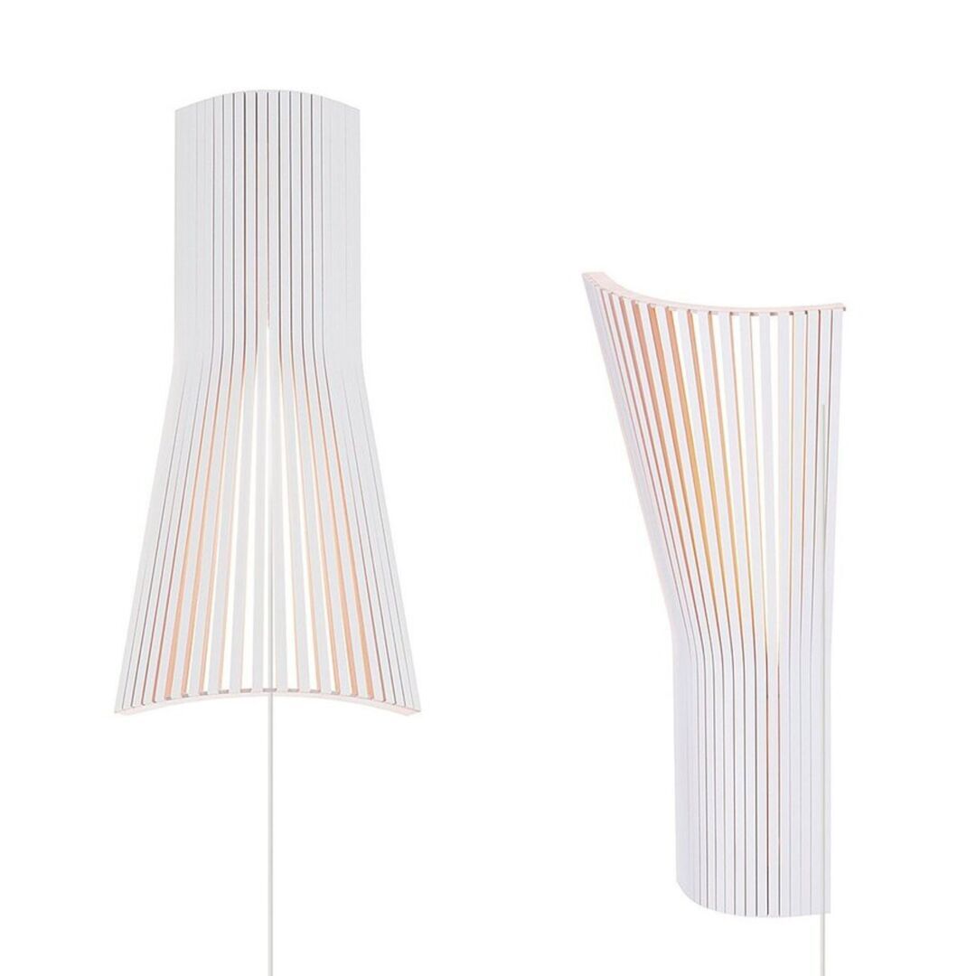 Secto Design Eckleuchte  Secto 4237 - kleine von Secto Design Weiss Laminiert, Leuchte Mit Kabel