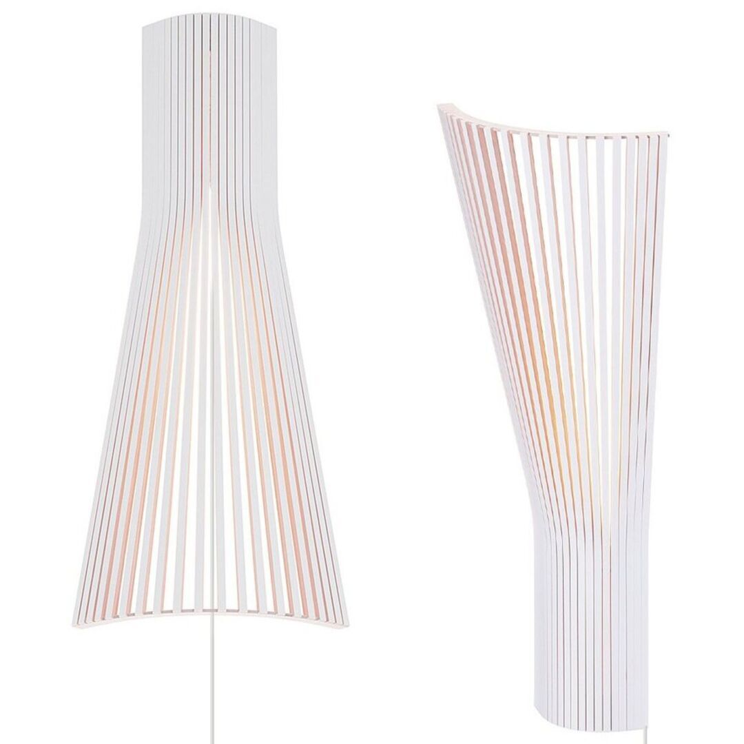 Secto Design Eckleuchte Secto 4236 - von Secto Design Weiß Laminiert, Leuchte Mit Kabel