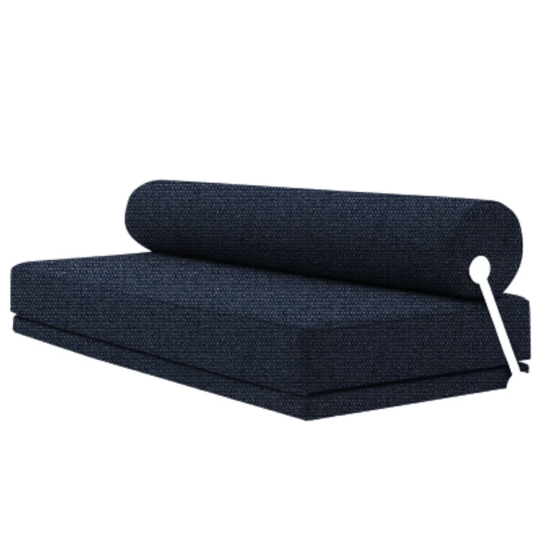 Softline A/S Softline Sleep Day Bed / Schlafsofa Weiss RAL9016, Vision - 441 Steel Blue