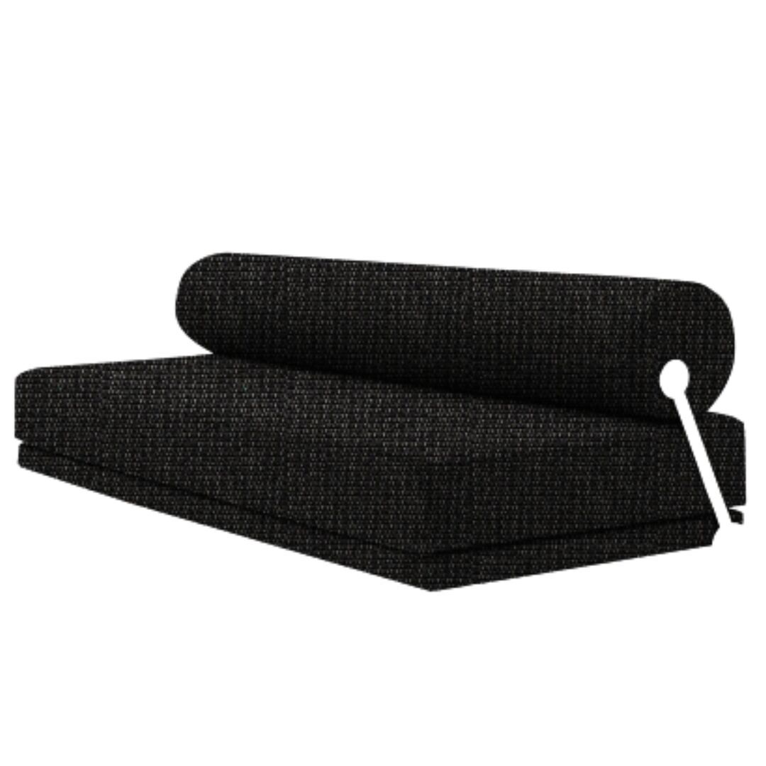 Softline A/S Softline Sleep Day Bed / Schlafsofa Weiss RAL9016, Vision - 443 Black Brown