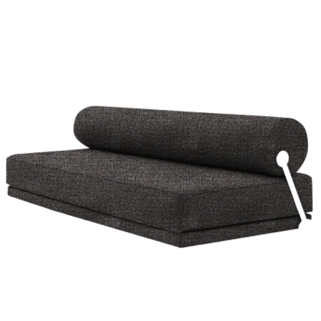 Softline A/S Softline Sleep Day Bed / Schlafsofa Weiss RAL9016, Vision - 526 Dark Grey
