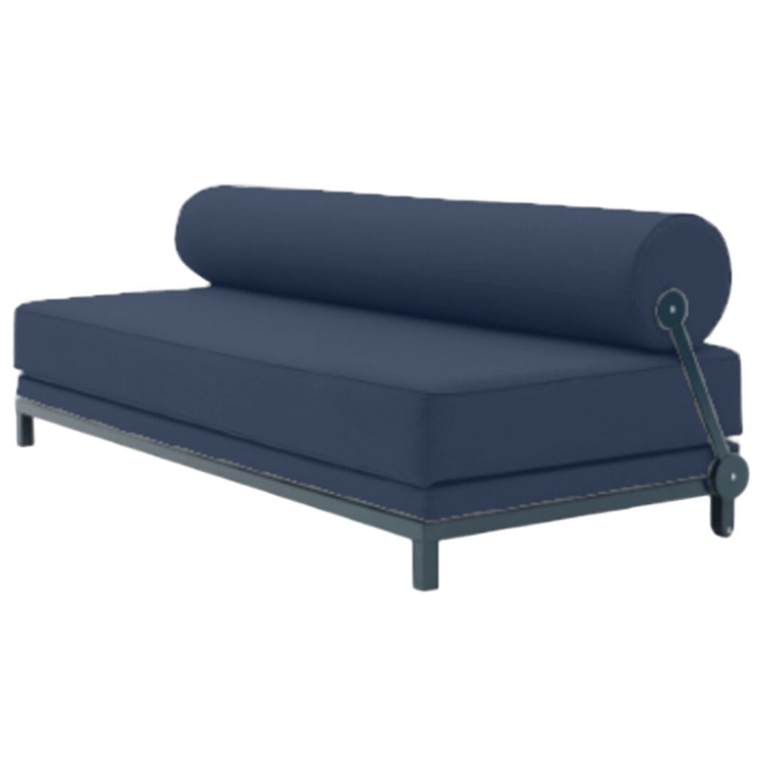 Softline A/S Softline Sleep Day Bed / Schlafsofa Blau RAL5008, Felt Melange - 289 Dark Blue