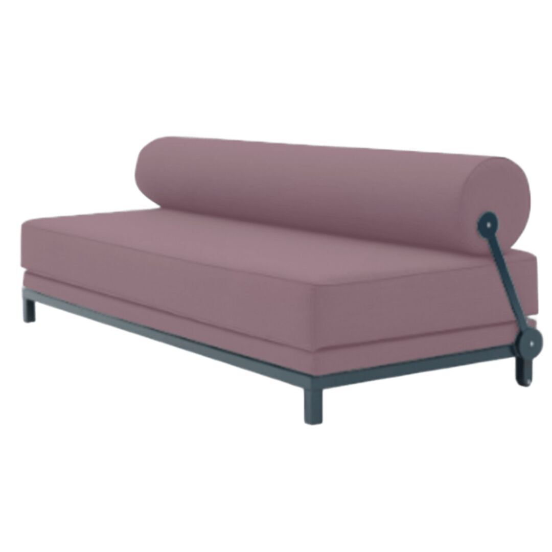 Softline A/S Softline Sleep Day Bed / Schlafsofa Blau RAL5008, Felt Melange - 640 Purple