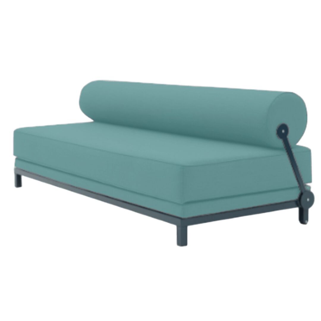 Softline A/S Softline Sleep Day Bed / Schlafsofa Blau RAL5008, Felt Melange - 652 Turquoise