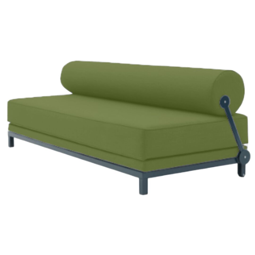 Softline A/S Softline Sleep Day Bed / Schlafsofa Blau RAL5008, Felt Melange - 855 Olive