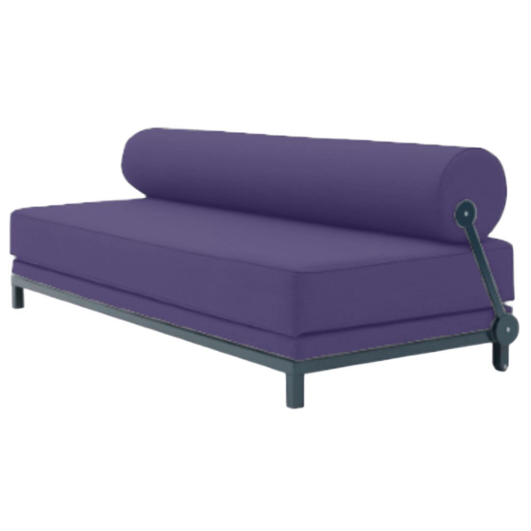 Softline A/S Softline Sleep Day Bed / Schlafsofa Blau RAL5008, Vision - 395 Violet