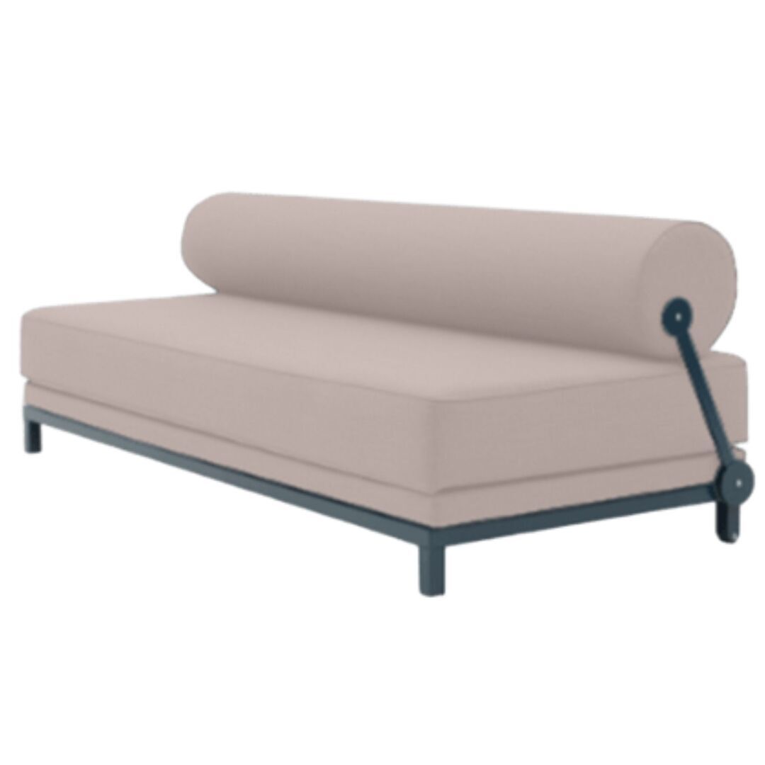 Softline A/S Softline Sleep Day Bed / Schlafsofa Blau RAL5008, Felt Melange - 642 Lilac