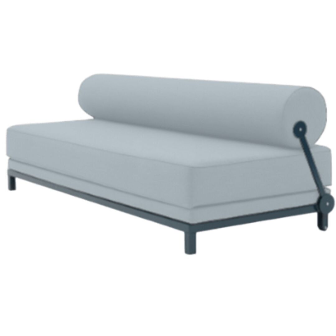 Softline A/S Softline Sleep Day Bed / Schlafsofa Blau RAL5008, Felt Melange - 641 Light Blue