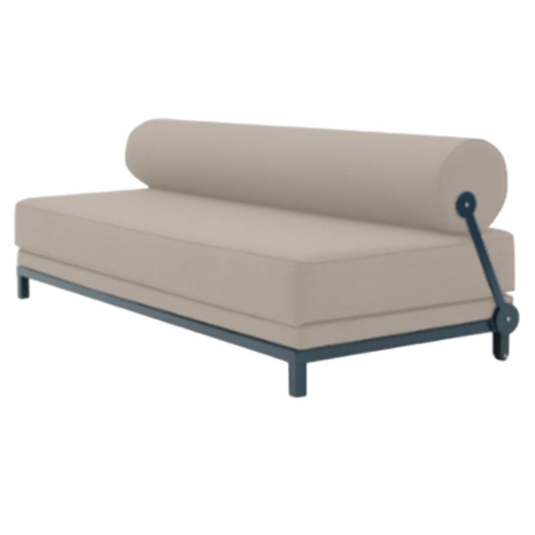 Softline A/S Softline Sleep Day Bed / Schlafsofa Blau RAL5008, Felt Melange - 619 Sand