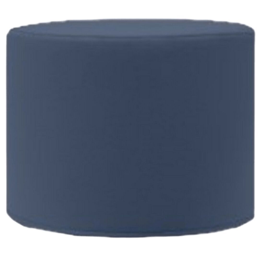 Softline A/S Kleiner Hocker mit Tablett Drum von Softline Felt Melange - 289 Dark Blue