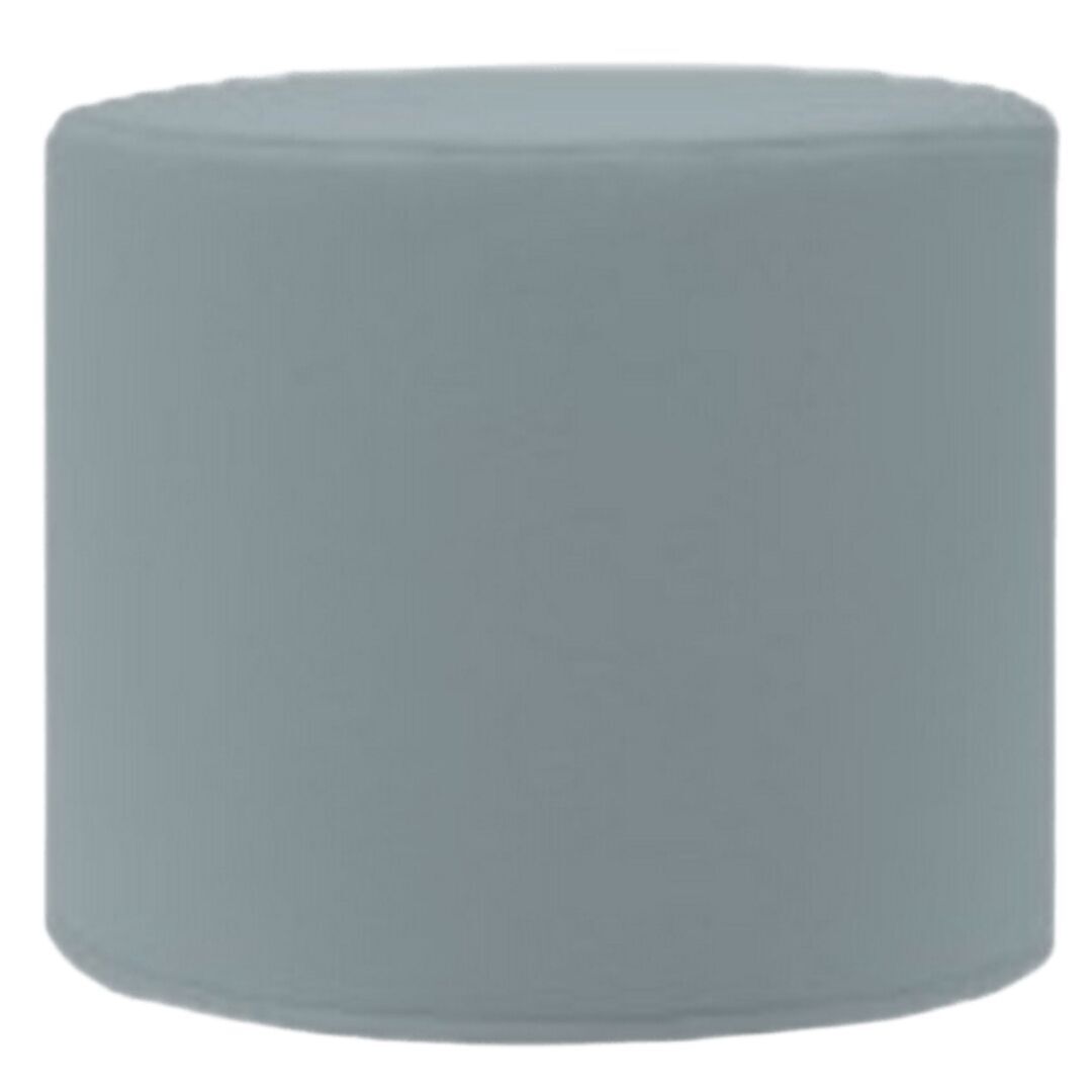 Softline A/S Kleiner Hocker mit Tablett Drum von Softline Felt Melange - 292 Light Grey
