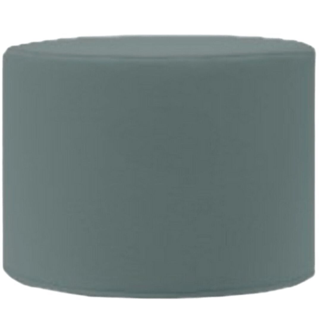 Softline A/S Kleiner Hocker mit Tablett Drum von Softline Felt Melange - 293 Grey Green