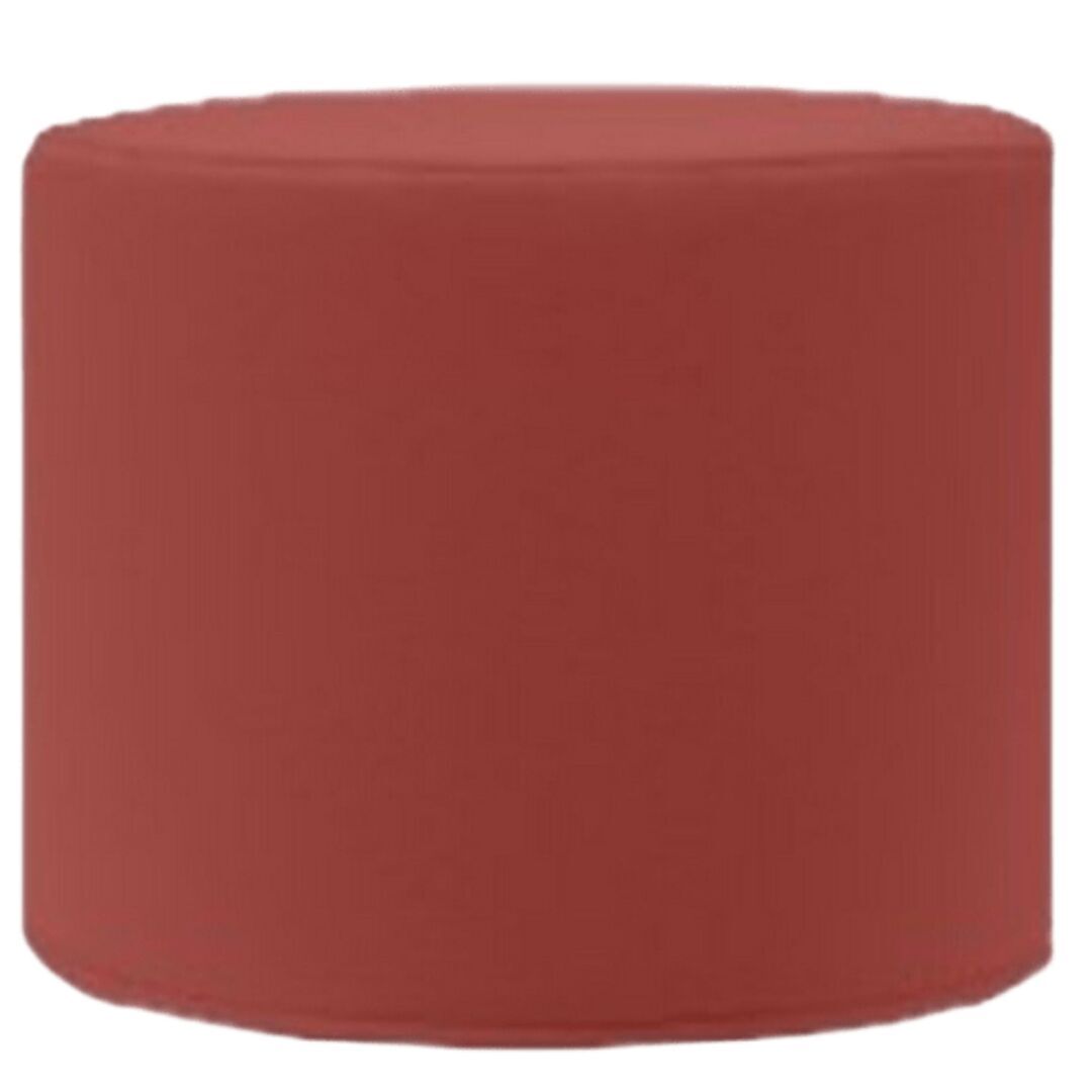 Softline A/S Kleiner Hocker mit Tablett Drum von Softline Felt Melange - 297 Dark Red