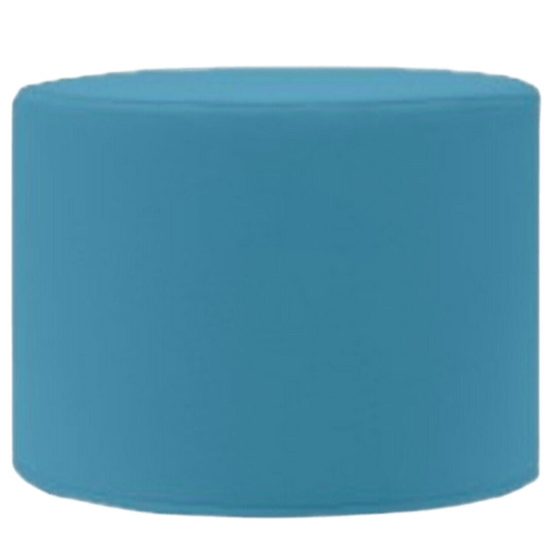 Softline A/S Kleiner Hocker mit Tablett Drum von Softline Felt Melange - 582 Blue