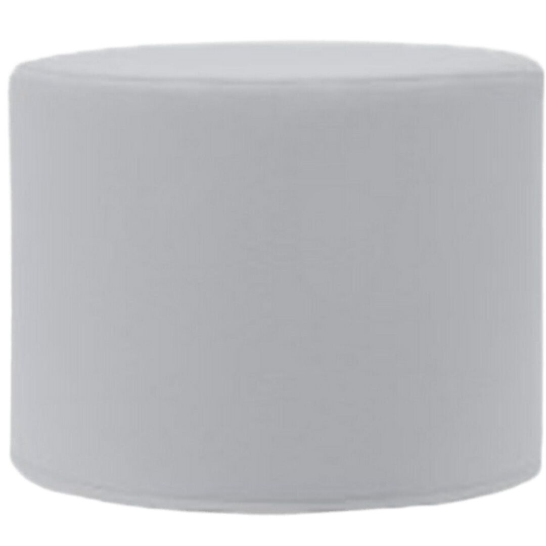 Softline A/S Kleiner Hocker mit Tablett Drum von Softline Felt Melange - 612 Light Grey