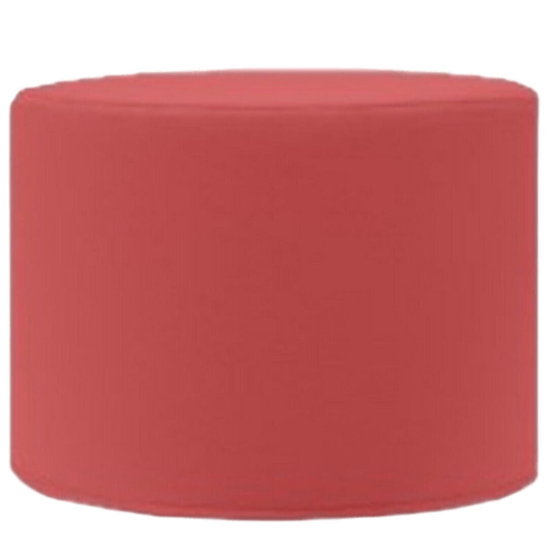 Softline A/S Kleiner Hocker mit Tablett Drum von Softline Felt Melange - 650 Light Red