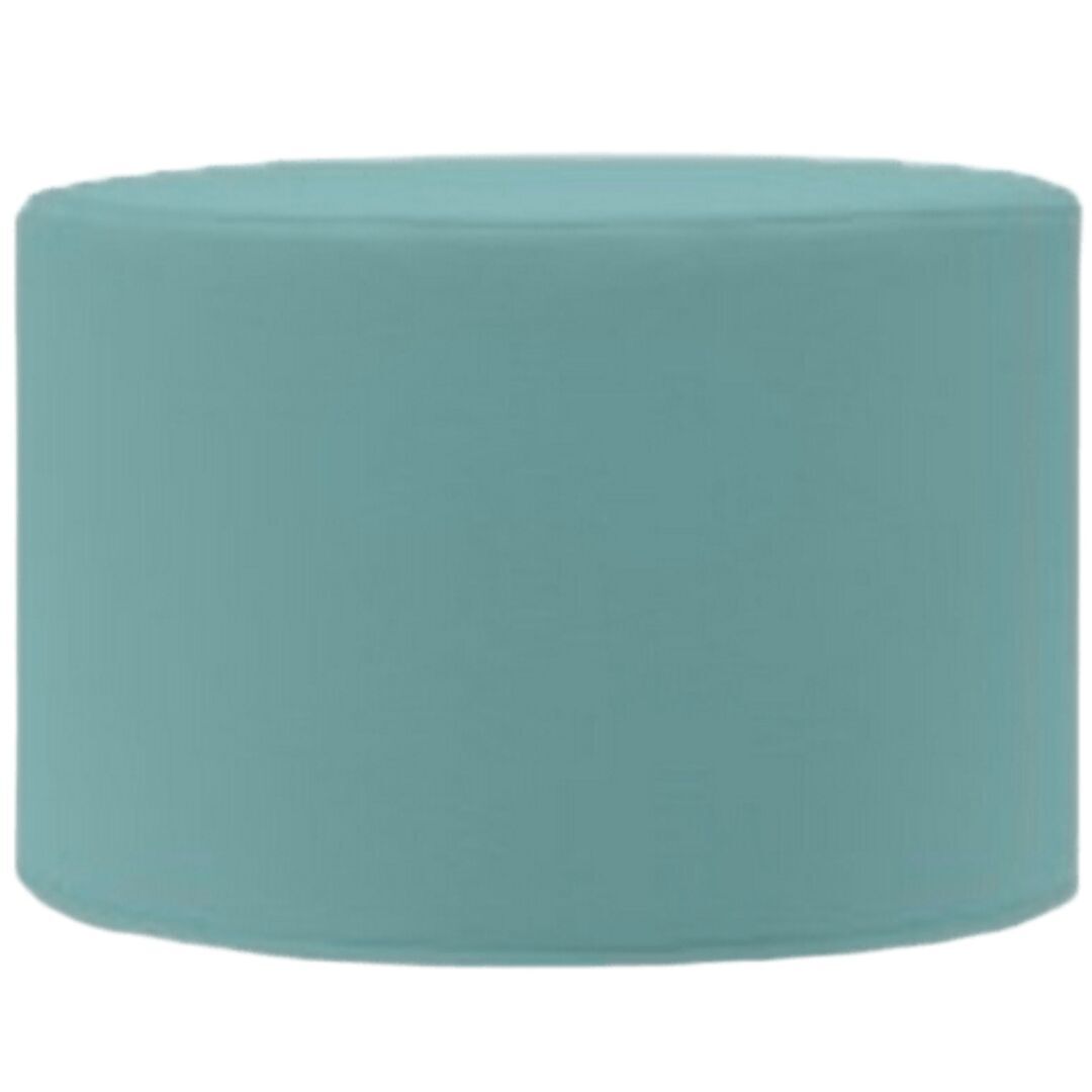 Softline A/S Kleiner Hocker mit Tablett Drum von Softline Felt Melange - 652 Turquoise