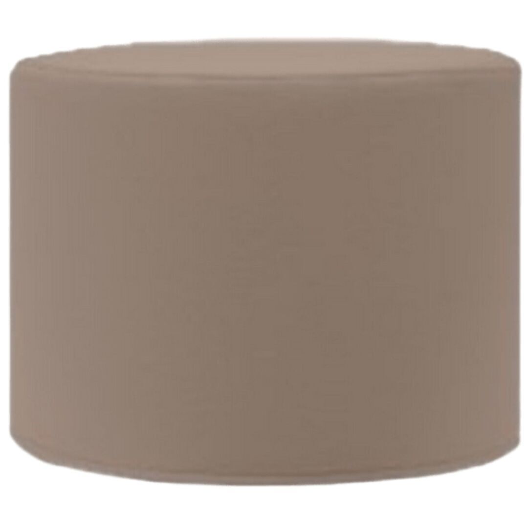 Softline A/S Kleiner Hocker mit Tablett Drum von Softline Felt Melange - 849 Light Brown