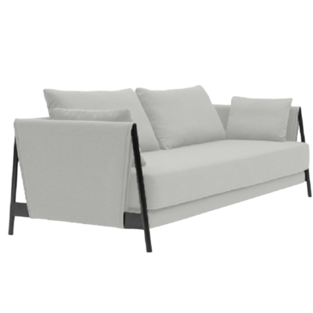Softline A/S Softline Madison Schlafsofa Black, Divina Melange 120 White/Grey