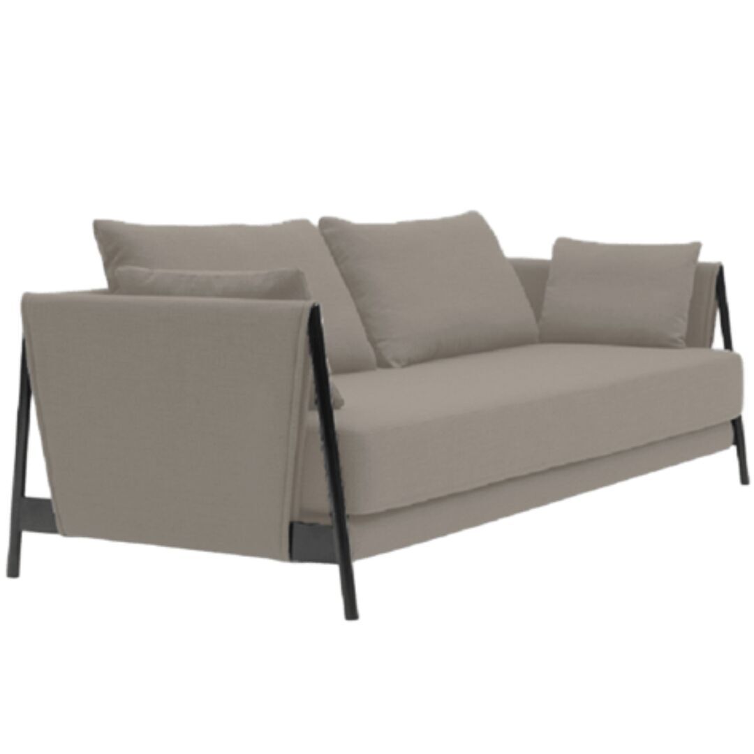 Softline A/S Softline Madison Schlafsofa Black, Remix 242 Linen