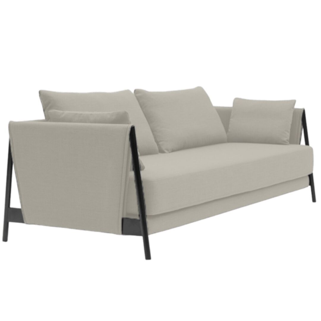 Softline A/S Softline Madison Schlafsofa Black, Hallingdal 200 White/Ecru