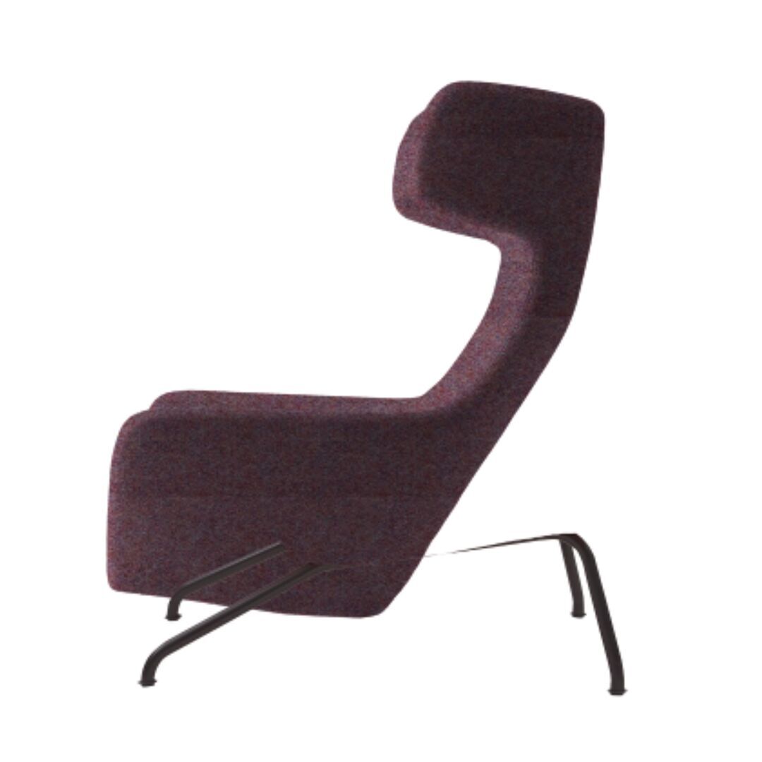 Softline A/S Softline Havana Ohrensessel Felt Melange - 640 Purple