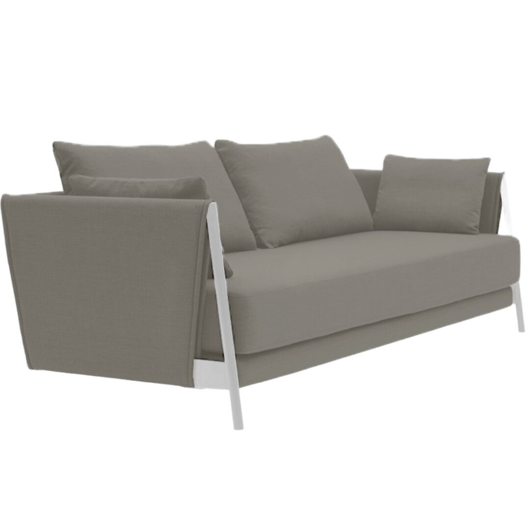 Softline A/S Softline Madison Schlafsofa Chrome, Divina Melange 260 Greige