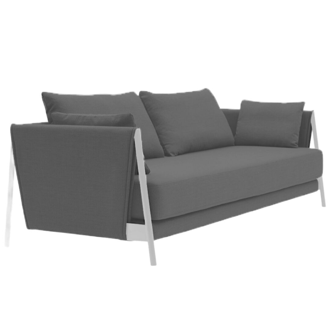 Softline A/S Softline Madison Schlafsofa Chrome, Hallingdal 166 Black/White