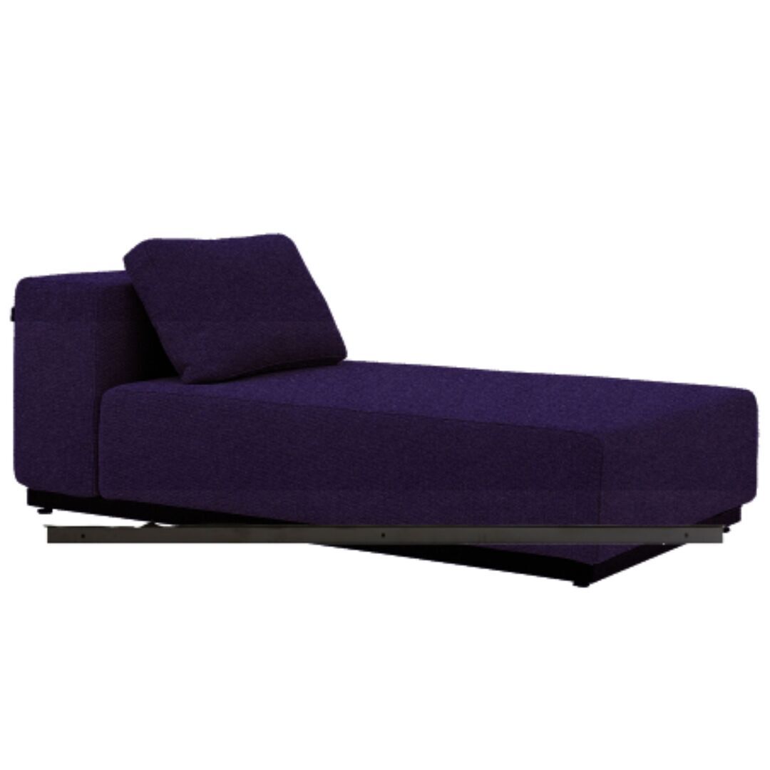 Softline A/S Softline Nevada Chaiselongue Klein Felt - 581 Eggplant