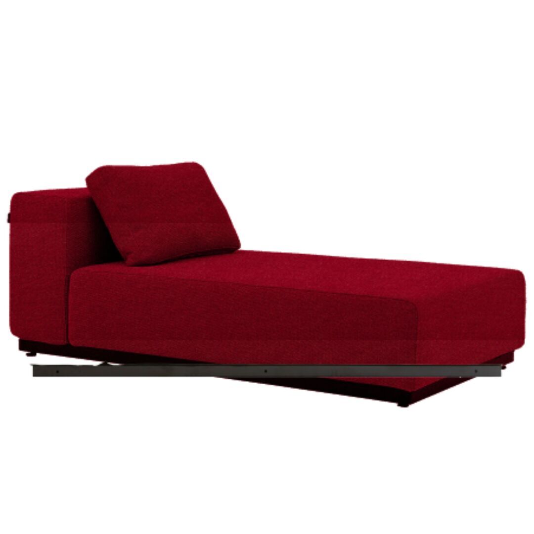 Softline A/S Softline Nevada Chaiselongue Klein Felt - 622 Rust Red