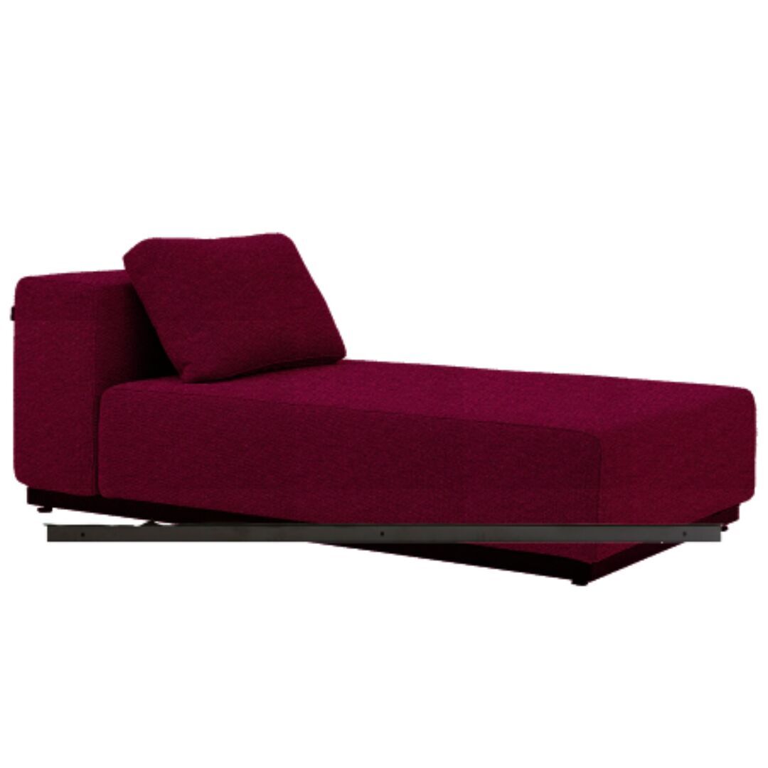 Softline A/S Softline Nevada Chaiselongue Klein Felt - 629 Berry