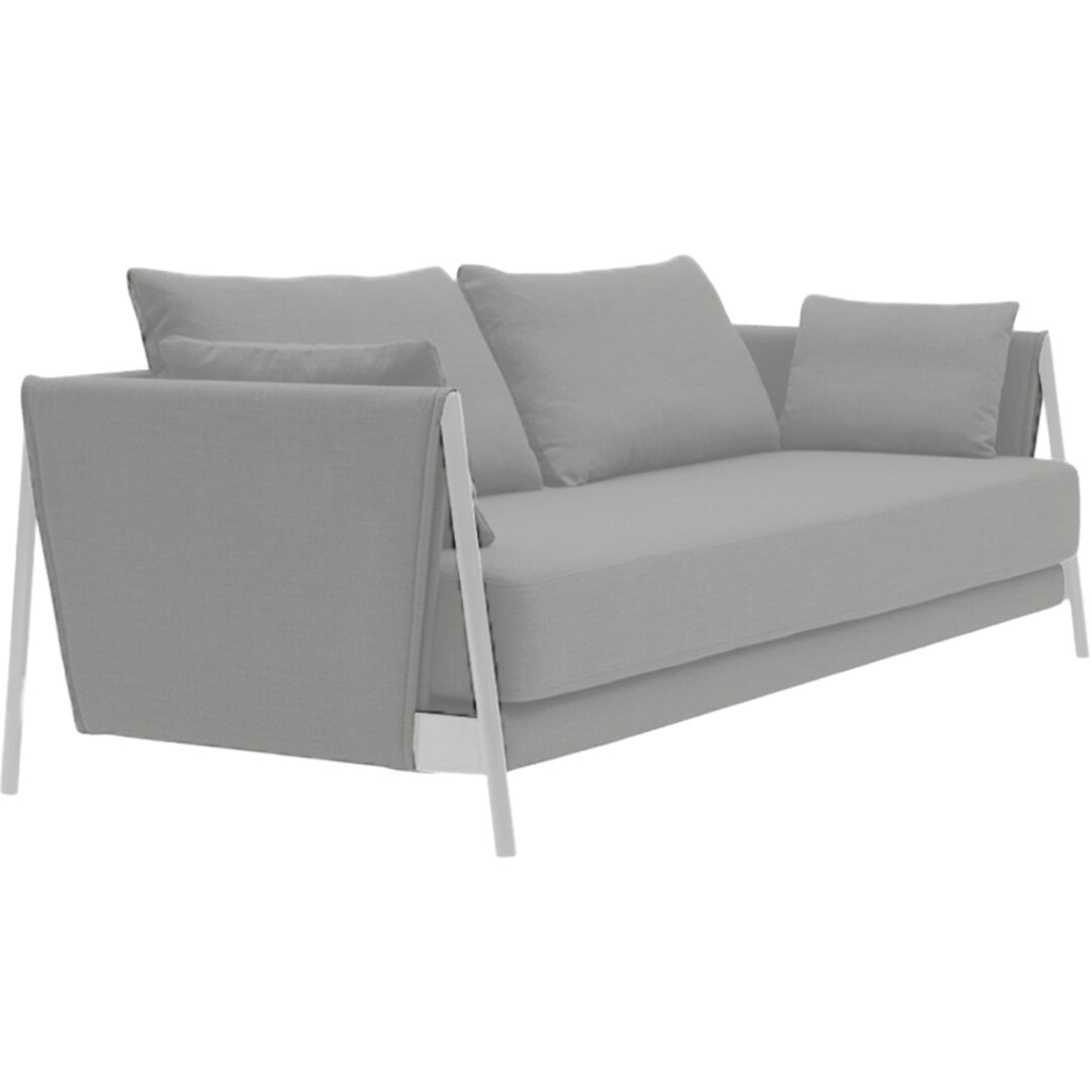 Softline A/S Softline Madison Schlafsofa Chrome, Remix 123 light Grey