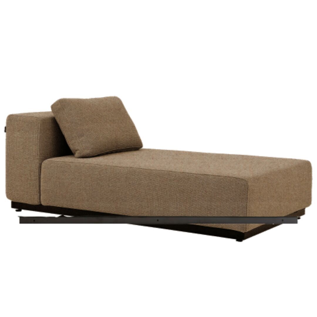 Softline A/S Softline Nevada Chaiselongue Klein Felt Melange - 619 Sand
