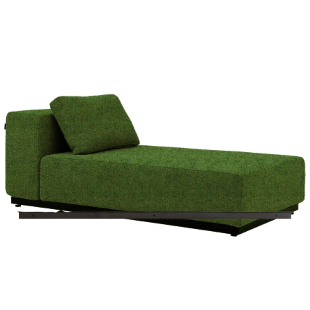 Softline A/S Softline Nevada Chaiselongue Klein Felt Melange - 848 Green