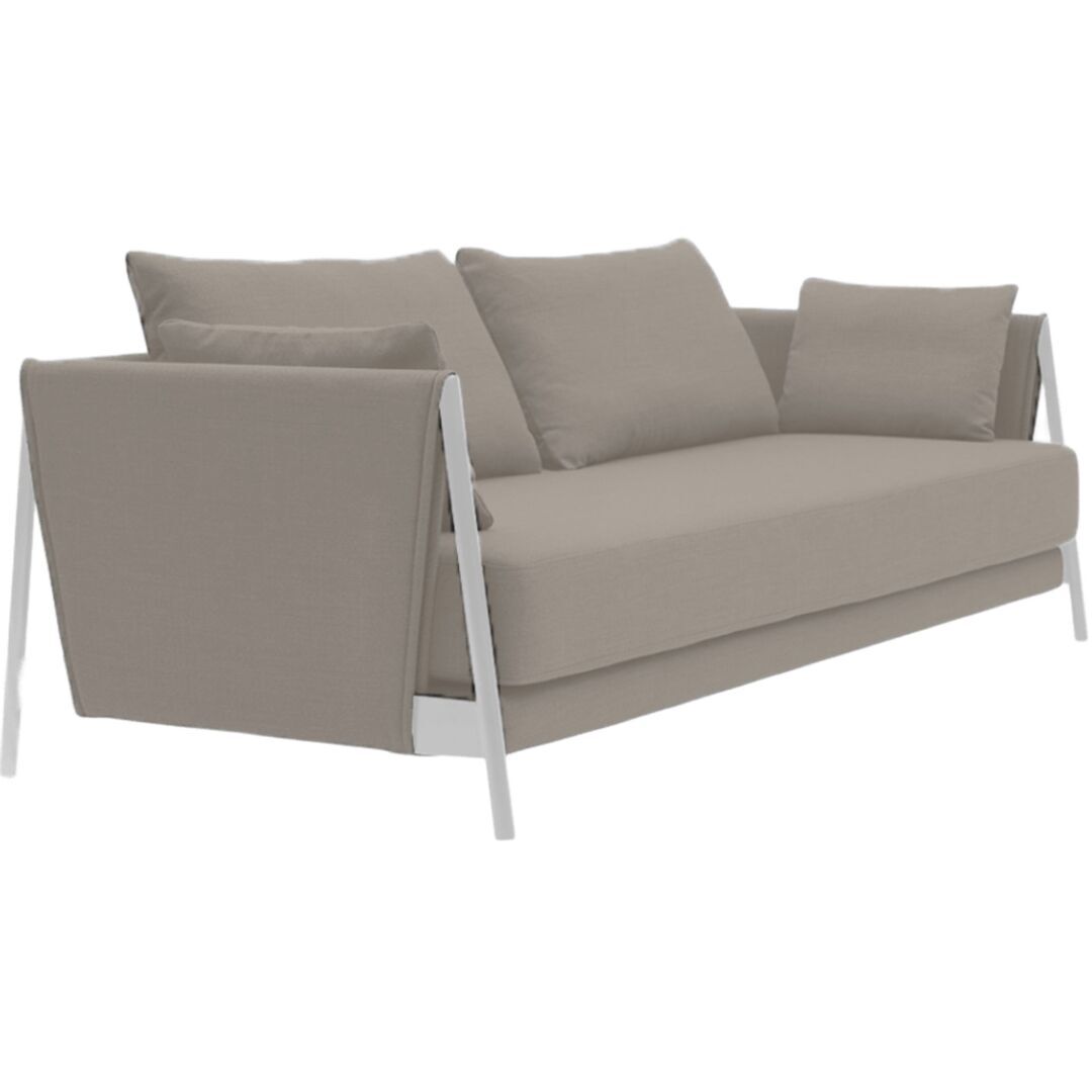 Softline A/S Softline Madison Schlafsofa Chrome, Remix 242 Linen