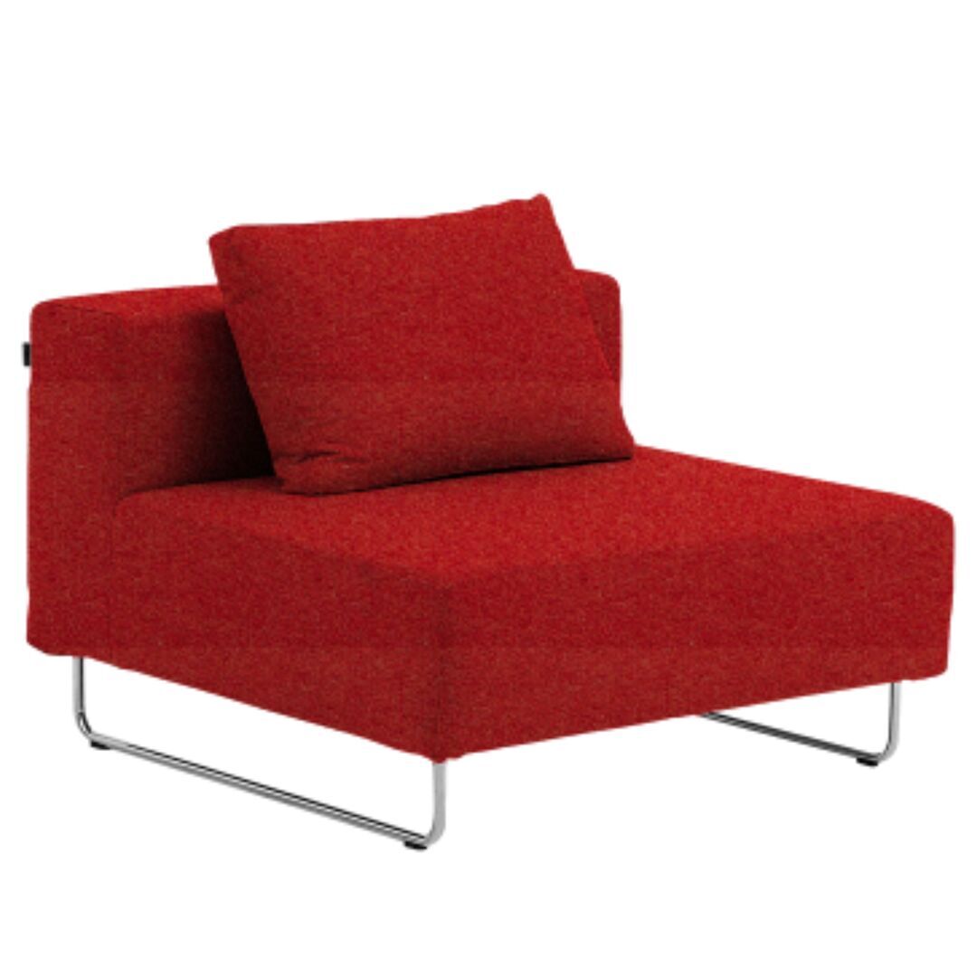 Softline A/S Softline Ohio Sofa-Einzelelemente Felt Melange - 650 Light Red