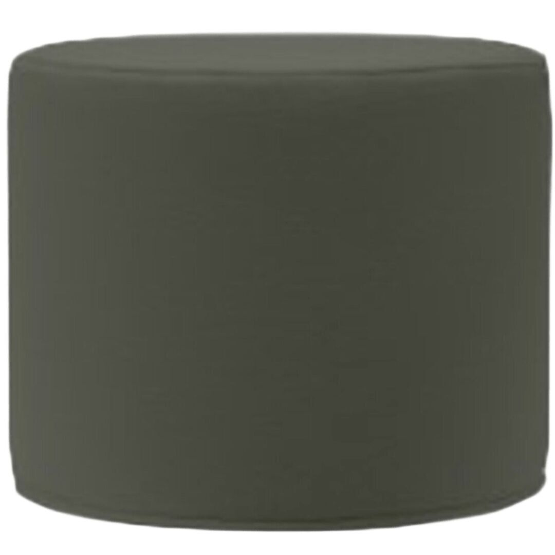 Softline A/S Hoher Hocker Drum von Softline Felt Melange - 294 Dark Green