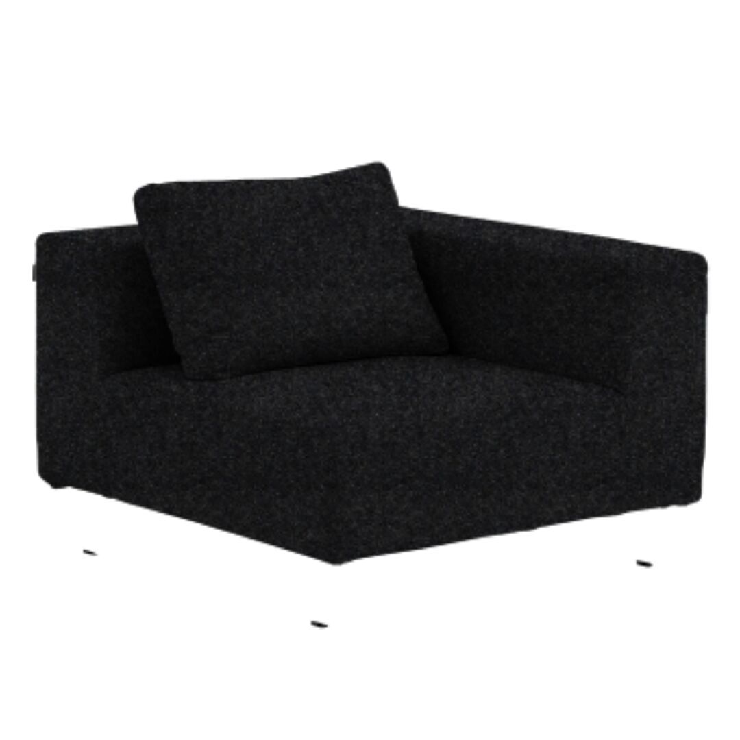 Softline A/S Softline Ohio Sofa-Eckelemente Felt Melange - 610 Anthracite