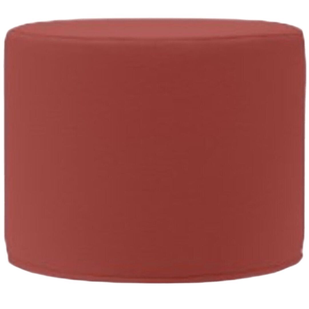 Softline A/S Hoher Hocker Drum von Softline Felt Melange - 297 Dark Red