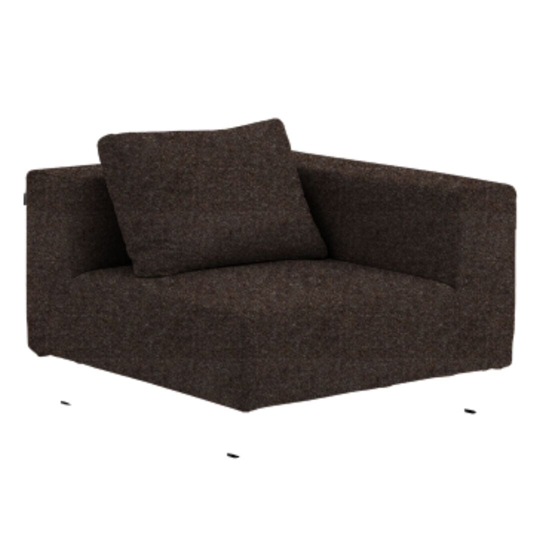Softline A/S Softline Ohio Sofa-Eckelemente Felt Melange - 635 Brown