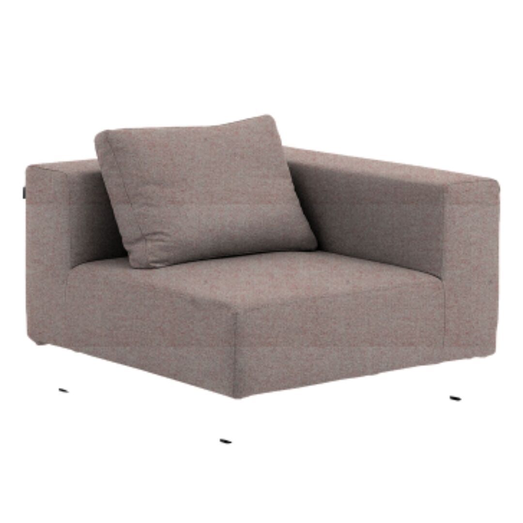 Softline A/S Softline Ohio Sofa-Eckelemente Felt Melange - 642 Lilac