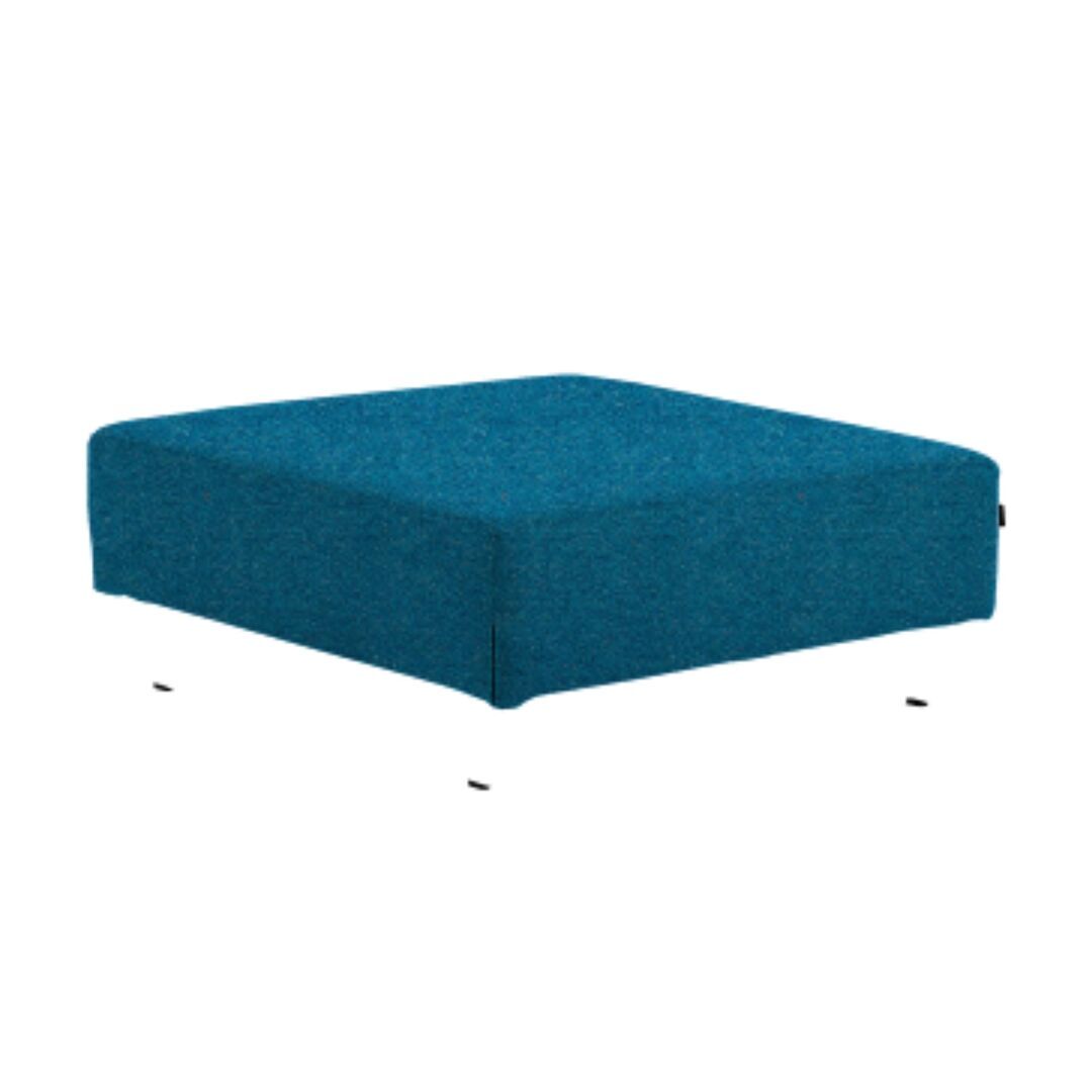 Softline A/S Softline Ohio Hocker/Ottomane Felt Melange - 582 Blue