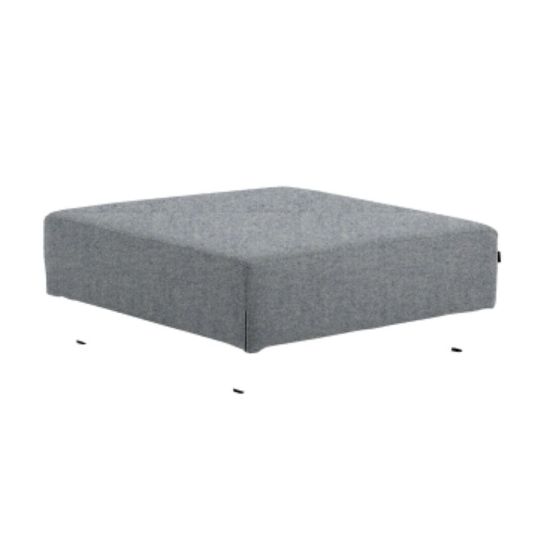 Softline A/S Softline Ohio Hocker/Ottomane Felt Melange - 612 Light Grey